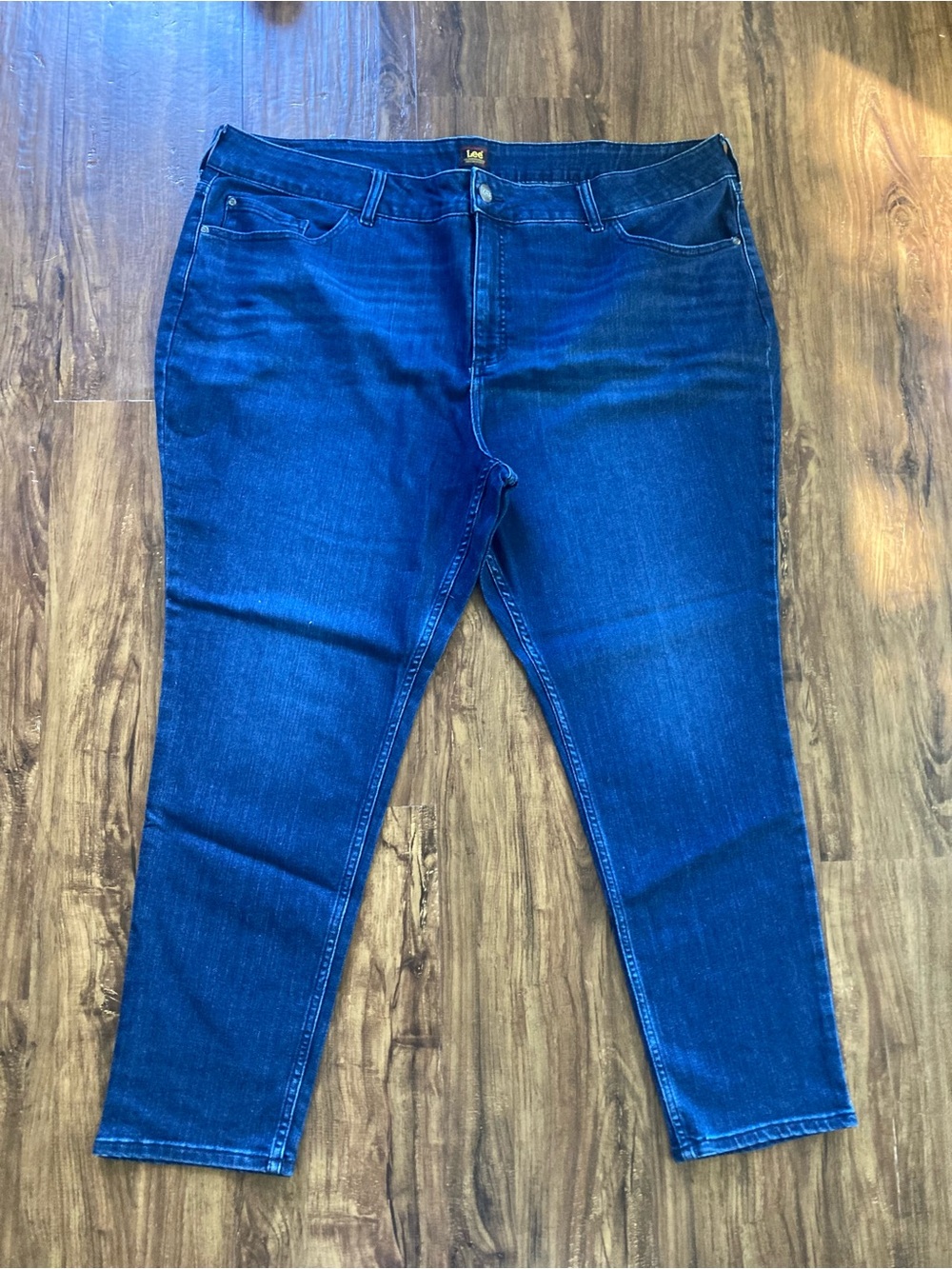 Lee Dark Blue High Rise Skinny Jeans Women’s Size 26W NWT